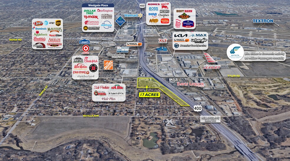 NWC Kellogg & Tyler Rd rd, Wichita, KS à vendre - Photo principale – Image 1 sur 4
