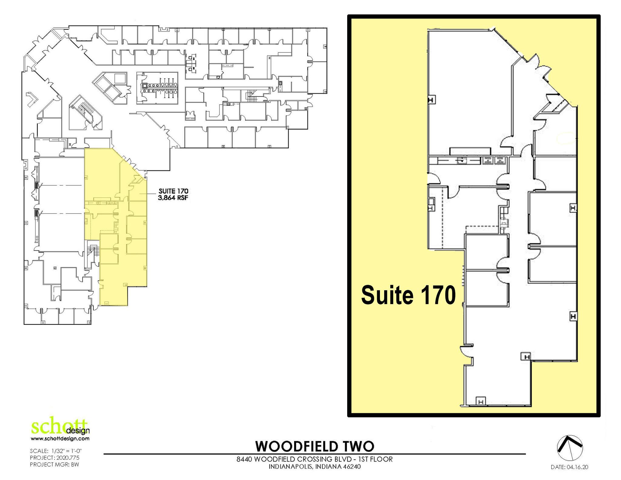 8440 Woodfield Crossing Blvd, Indianapolis, IN à louer Plan d’étage– Image 1 sur 18