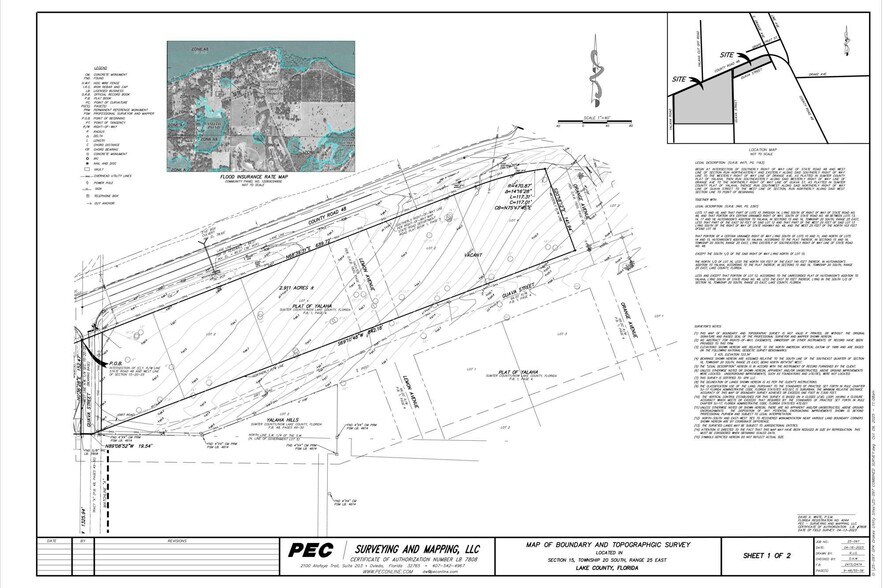 8834 County Road 48 Rd, Yalaha, FL à vendre - Plan cadastral – Image 2 sur 11