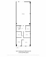 6957-6997 Gateway Ct, Manassas, VA à louer Plan d’étage– Image 1 sur 1