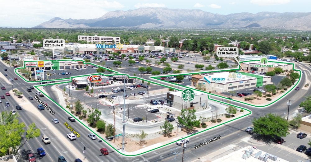 2004 Wyoming Blvd NE, Albuquerque, NM à louer Aérien– Image 1 sur 10