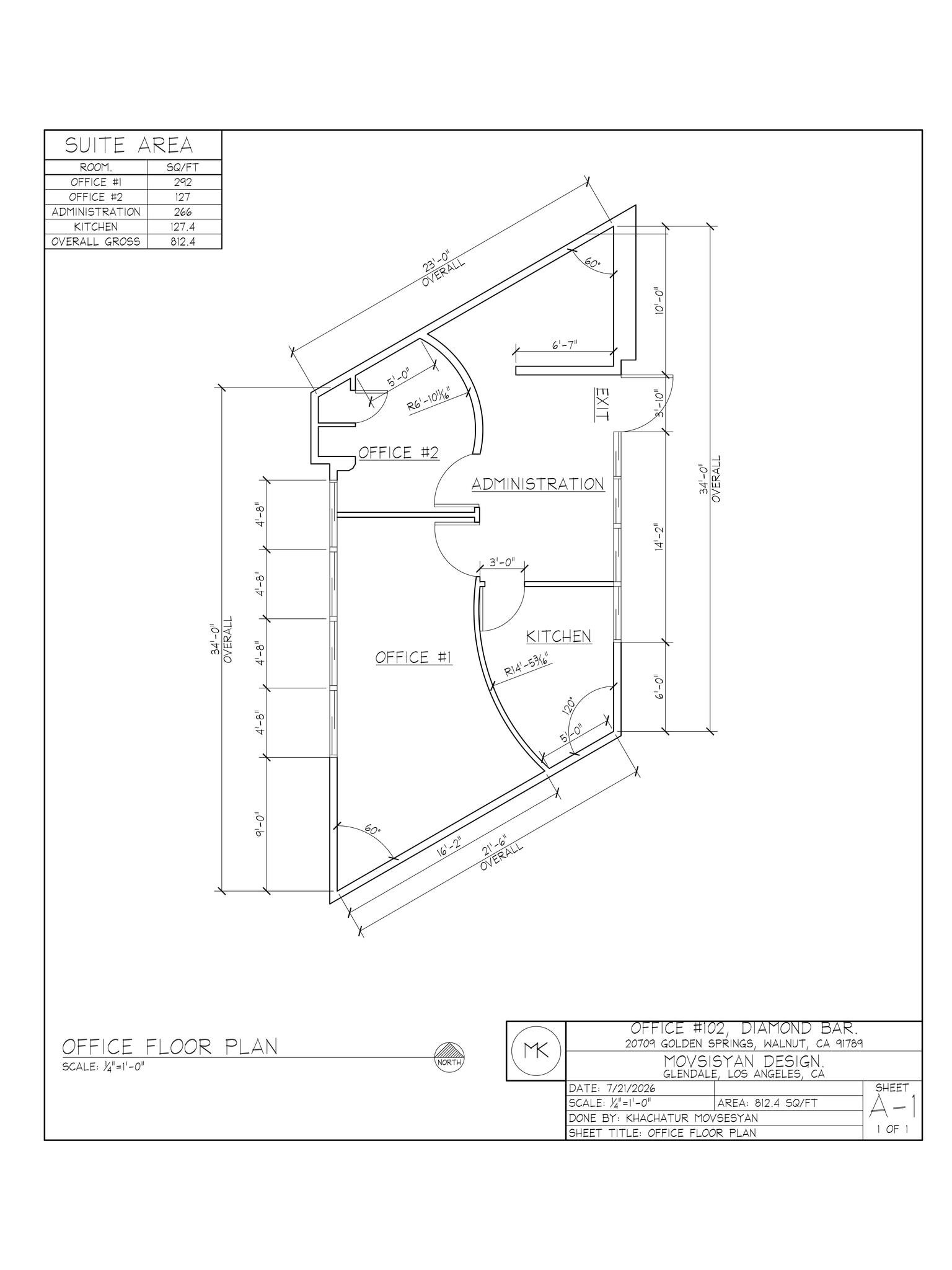 20709 Golden Springs Dr, Diamond Bar, CA à louer Plan de site– Image 1 sur 2