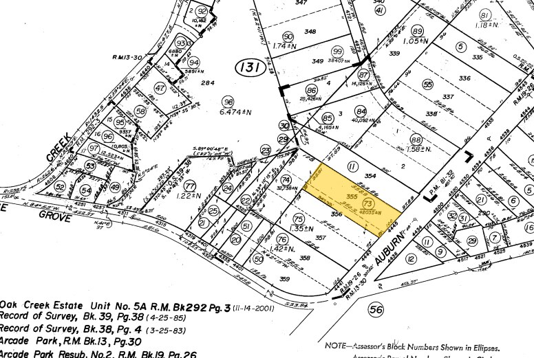 4445-4447 Auburn Blvd, Sacramento, CA à louer - Plan cadastral – Image 2 sur 16