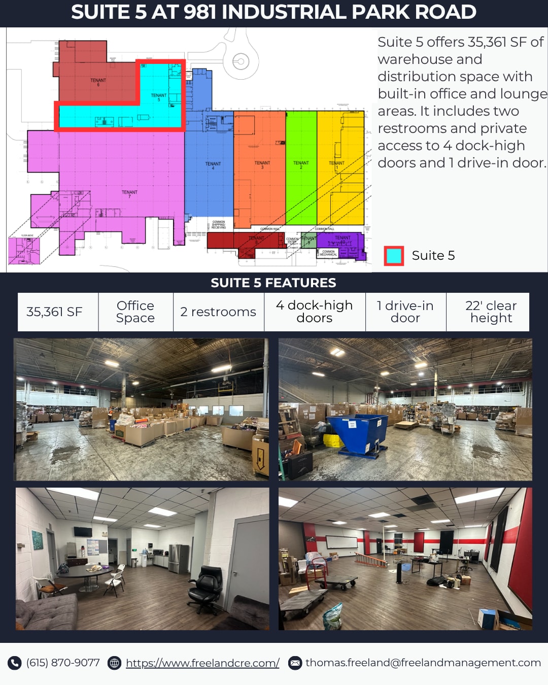981 Industrial Park Rd, Columbia, TN à louer Photo intérieure– Image 1 sur 1