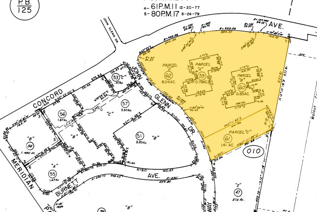 1220 Concord Ave, Concord, CA à louer - Plan cadastral – Image 2 sur 5