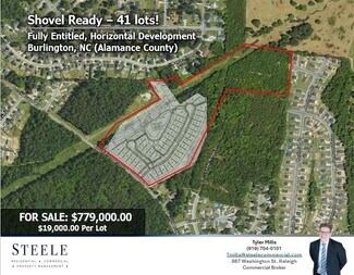 Plus de détails pour 0 Burch Bridge Rd, Burlington, NC - Terrain à vendre