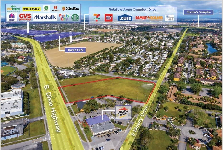 South Dixie Highway & East Mowry Drive, Homestead, FL à vendre Photo de l’immeuble– Image 1 sur 4