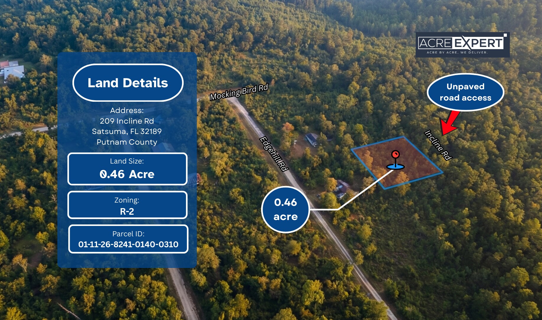 209 Incline Rd, Satsuma, FL à vendre Photo principale– Image 1 sur 4