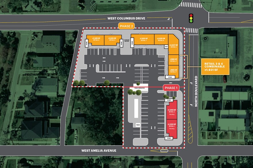 2502 – 2504 North Boulevard, Tampa, FL à louer - Plan de site – Image 3 sur 5