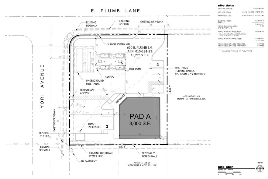 600 E Plumb Ln, Reno, NV à louer - Plan de site – Image 3 sur 7