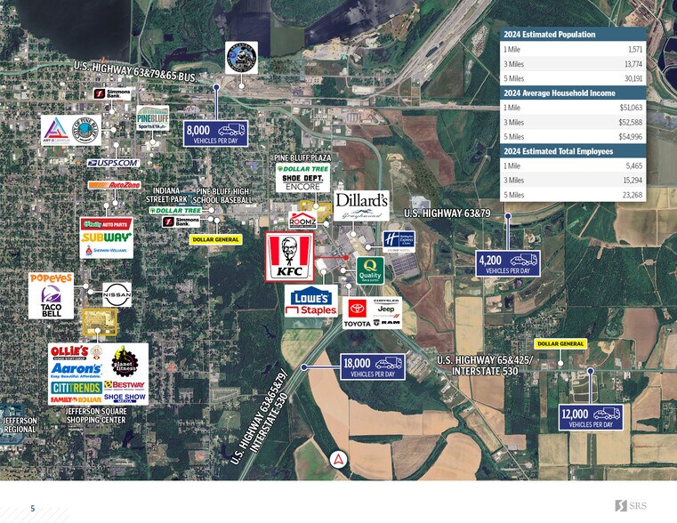 3002 Pines Mall Dr, Pine Bluff, AR à vendre - Photo de l’immeuble – Image 3 sur 4