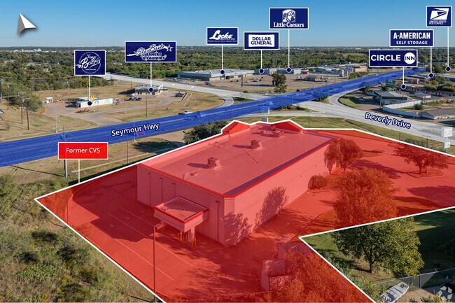 Plus de détails pour 3201 Seymour Hwy, Wichita Falls, TX - Local commercial aux enchères