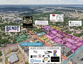 189 Elm St, Lewisville, TX - VUE AÉRIENNE vue de carte