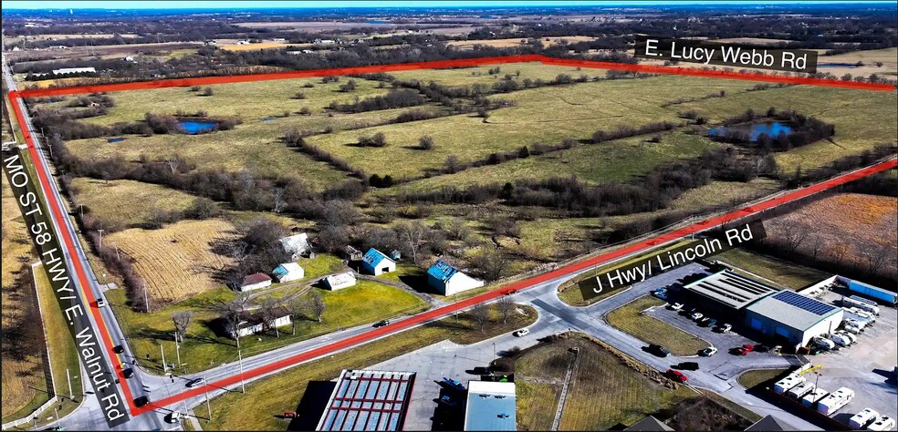 1101 E Walnut St, Raymore, MO à vendre - Aérien – Image 3 sur 6