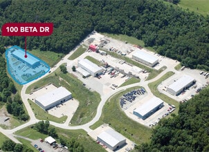 100 Beta Dr, Canonsburg, PA - Vue aérienne vue de carte