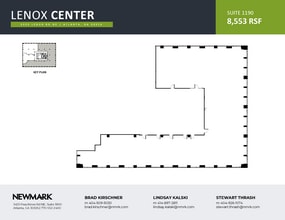 3355 Lenox Rd NE, Atlanta, GA à louer Plan d’étage– Image 1 sur 1