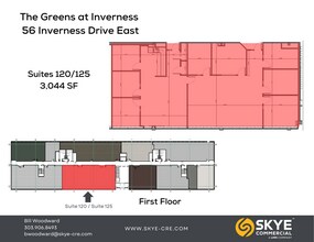 56 Inverness Dr E, Englewood, CO à louer Plan d’étage– Image 1 sur 2