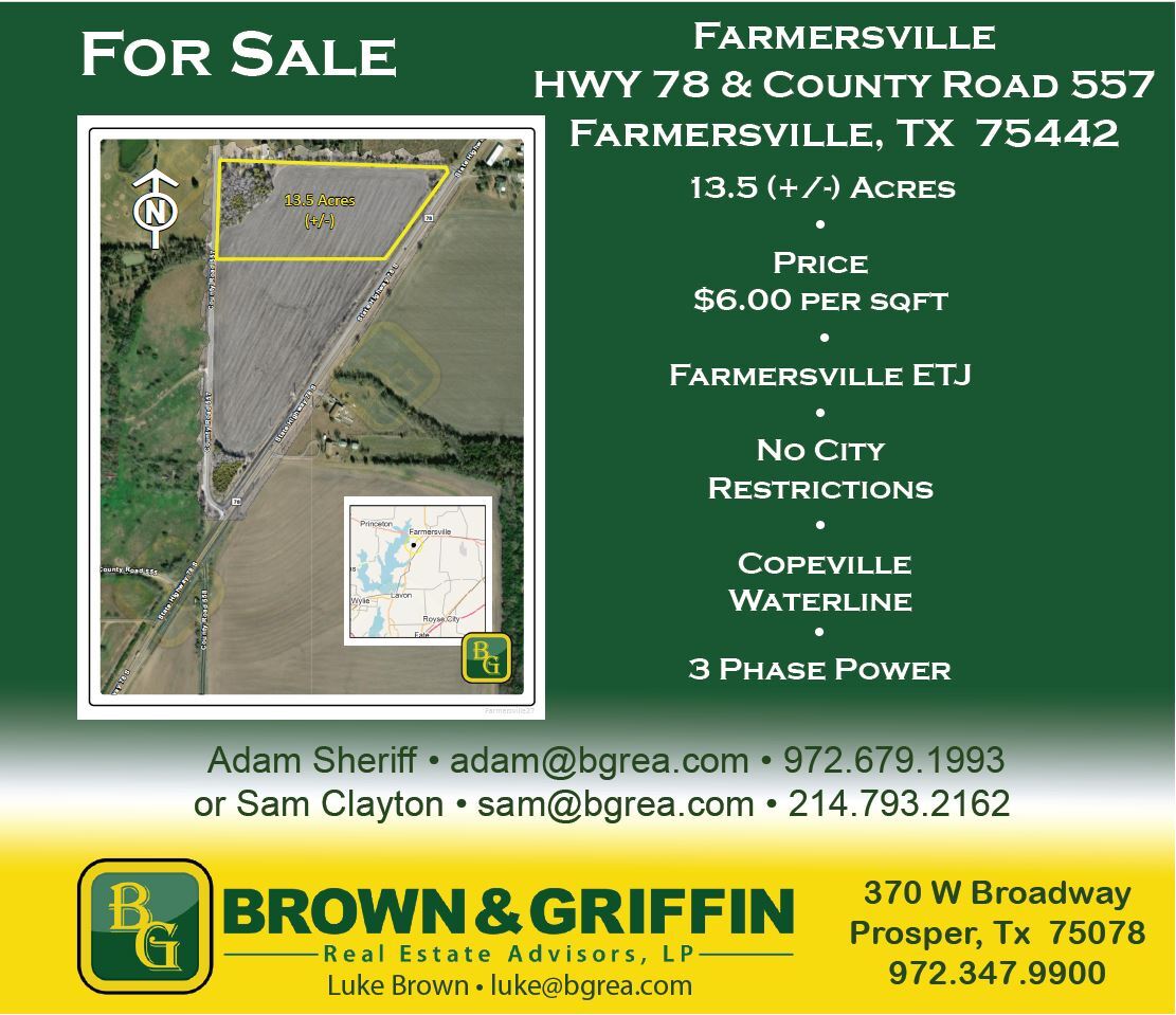 1302 State Highway 78 S, Farmersville, TX à vendre Photo de l’immeuble– Image 1 sur 4