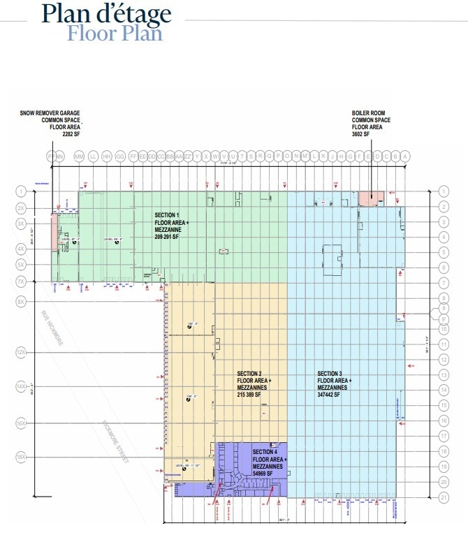 4505 Rue Hickmore, Montréal, QC à louer Plan d’étage– Image 1 sur 1