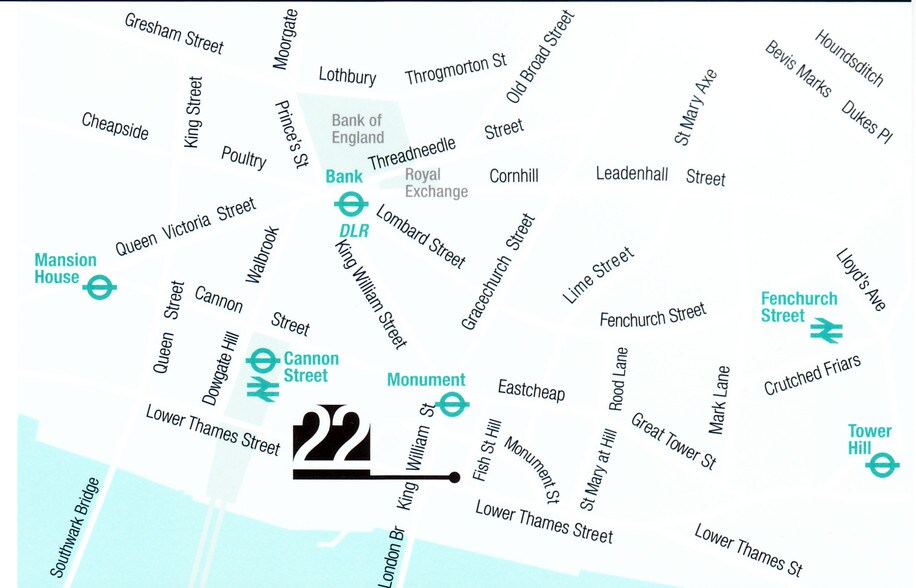 45 King William St, Londres à louer - Plan cadastral – Image 3 sur 10
