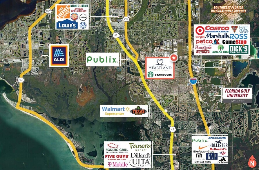 17021 Three Oaks Marketplace Dr, Fort Myers, FL à vendre - Photo de l’immeuble – Image 3 sur 4