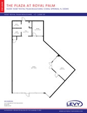 10299-10391 Royal Palm Blvd, Coral Springs, FL à louer Plan d’étage– Image 2 sur 13