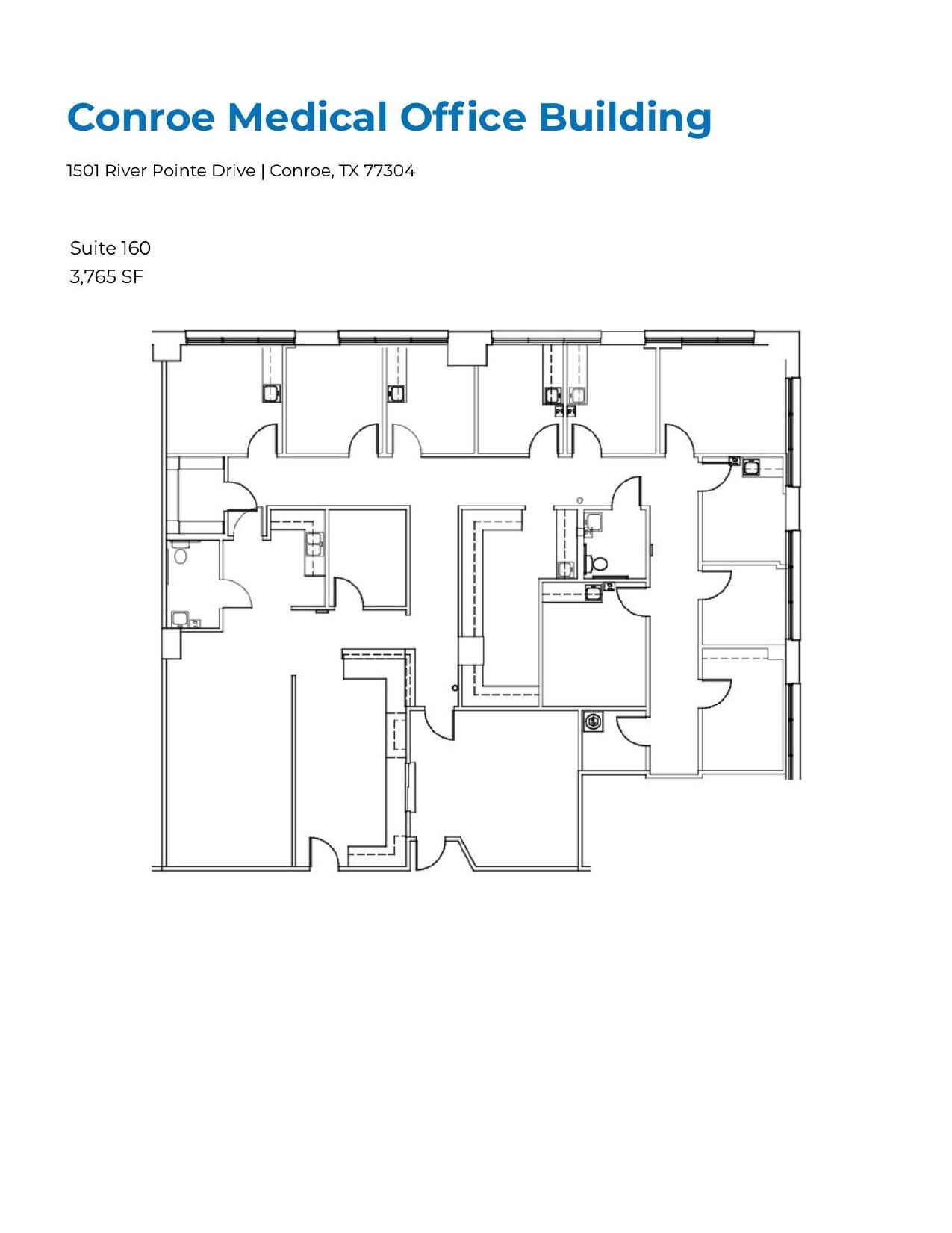 1501 River Pointe Dr, Conroe, TX à louer Plan d’étage– Image 1 sur 1