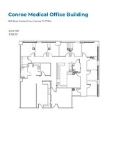 1501 River Pointe Dr, Conroe, TX à louer Plan d’étage– Image 1 sur 1