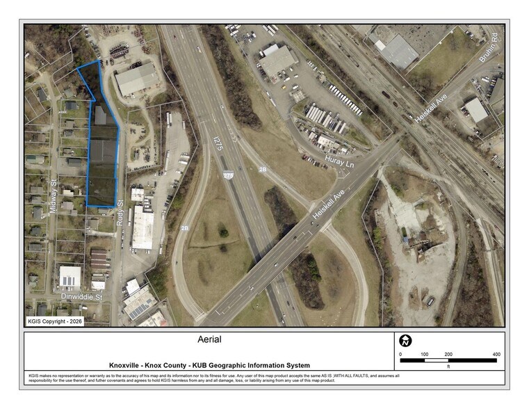 3347-3353 Rudy St, Knoxville, TN à louer - Plan cadastral – Image 2 sur 12
