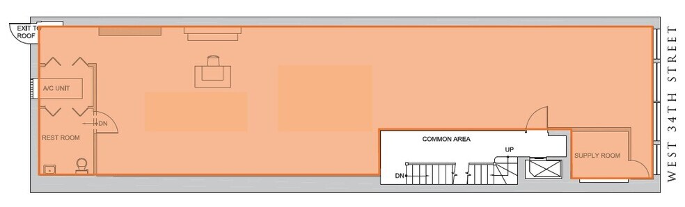36 W 34th St, New York, NY à louer - Plan d’étage – Image 3 sur 3