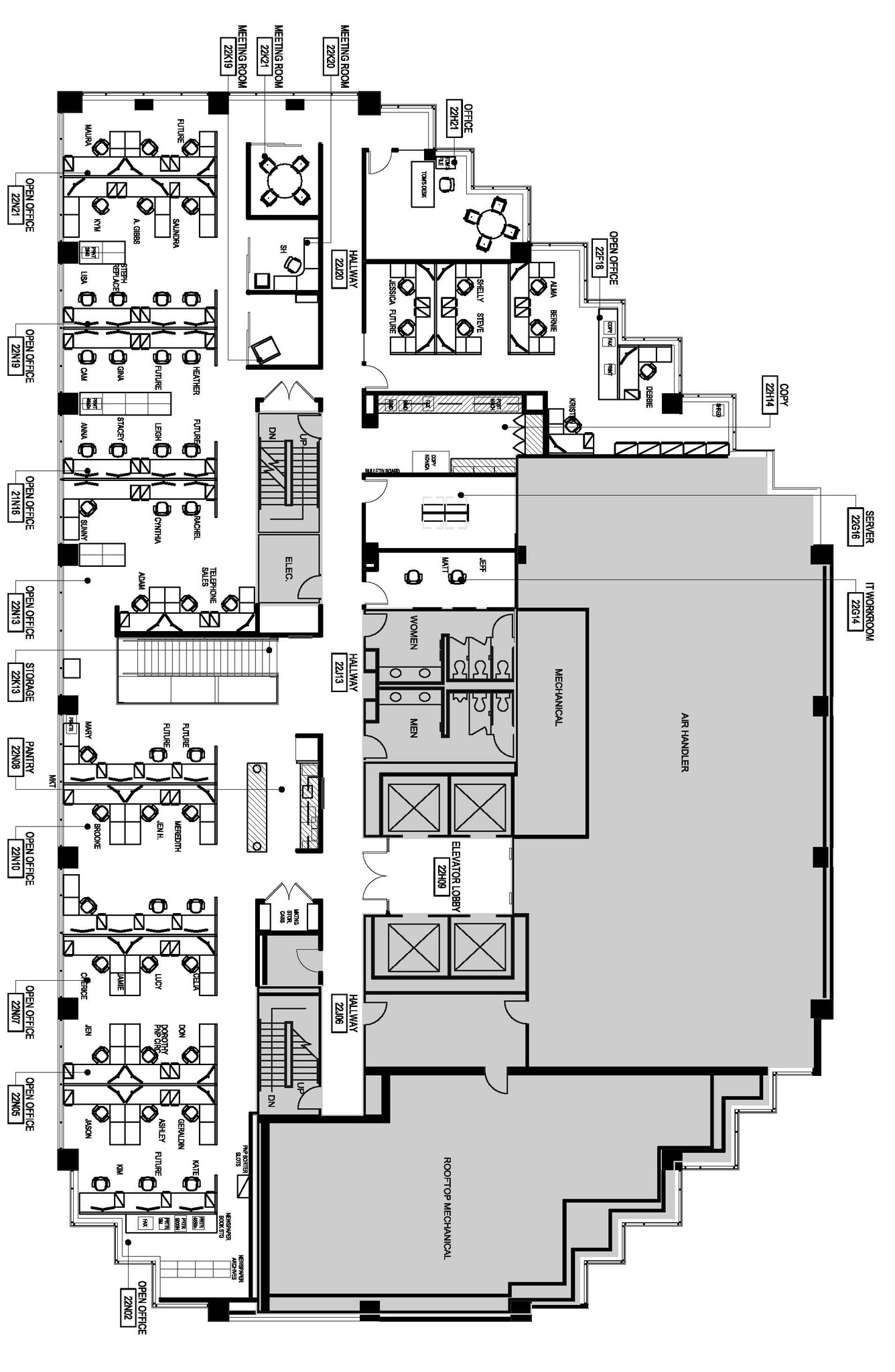 750 N Saint Paul St, Dallas, TX à louer Plan d’étage– Image 1 sur 1
