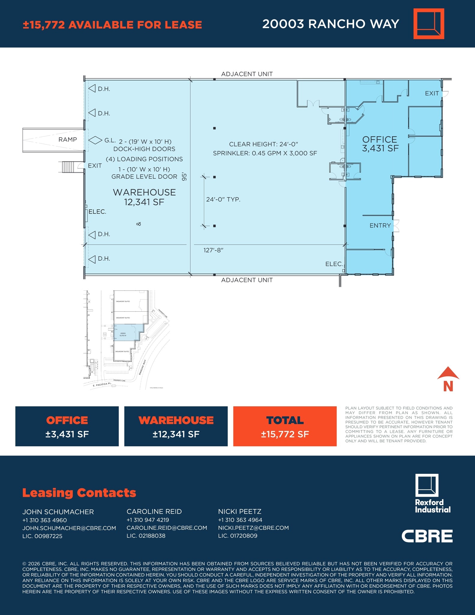 20001-20021 S Rancho Way, Rancho Dominguez, CA à louer Plan de site– Image 1 sur 1