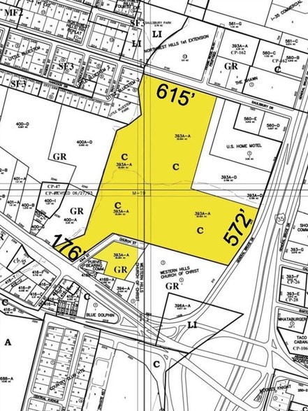 I 35 Frontage, Temple, TX à vendre - Plan cadastral – Image 3 sur 3