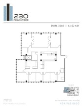 230 Peachtree St NW, Atlanta, GA à louer Plan d’étage– Image 1 sur 1