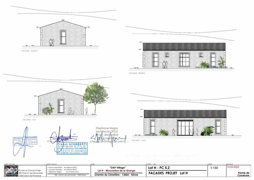Bureau dans Sénas à vendre - Plan d’étage – Image 2 sur 7
