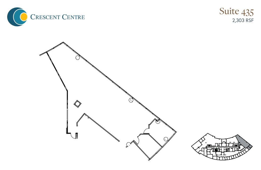 100 Crescent Center Pkwy, Tucker, GA à louer Plan d’étage– Image 1 sur 1