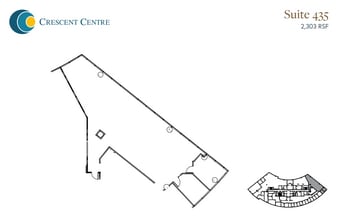 100 Crescent Center Pkwy, Tucker, GA à louer Plan d’étage– Image 1 sur 1