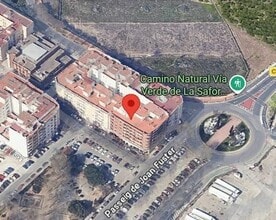 Carrer Historiador Bernardino Llorca, 11, Oliva, VAL - Vue aérienne vue de carte