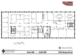 1330 Spring St NW, Atlanta, GA à louer Plan d’étage– Image 1 sur 1