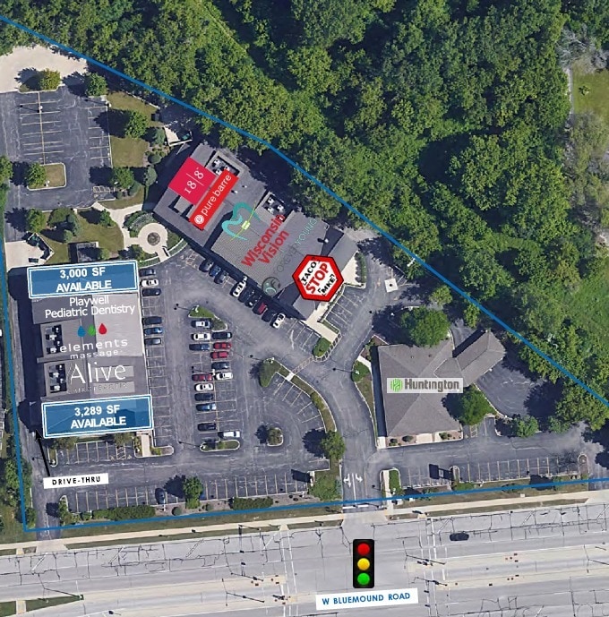 12850-12960 W Bluemound Rd, Elm Grove, WI à louer Plan de site– Image 1 sur 2