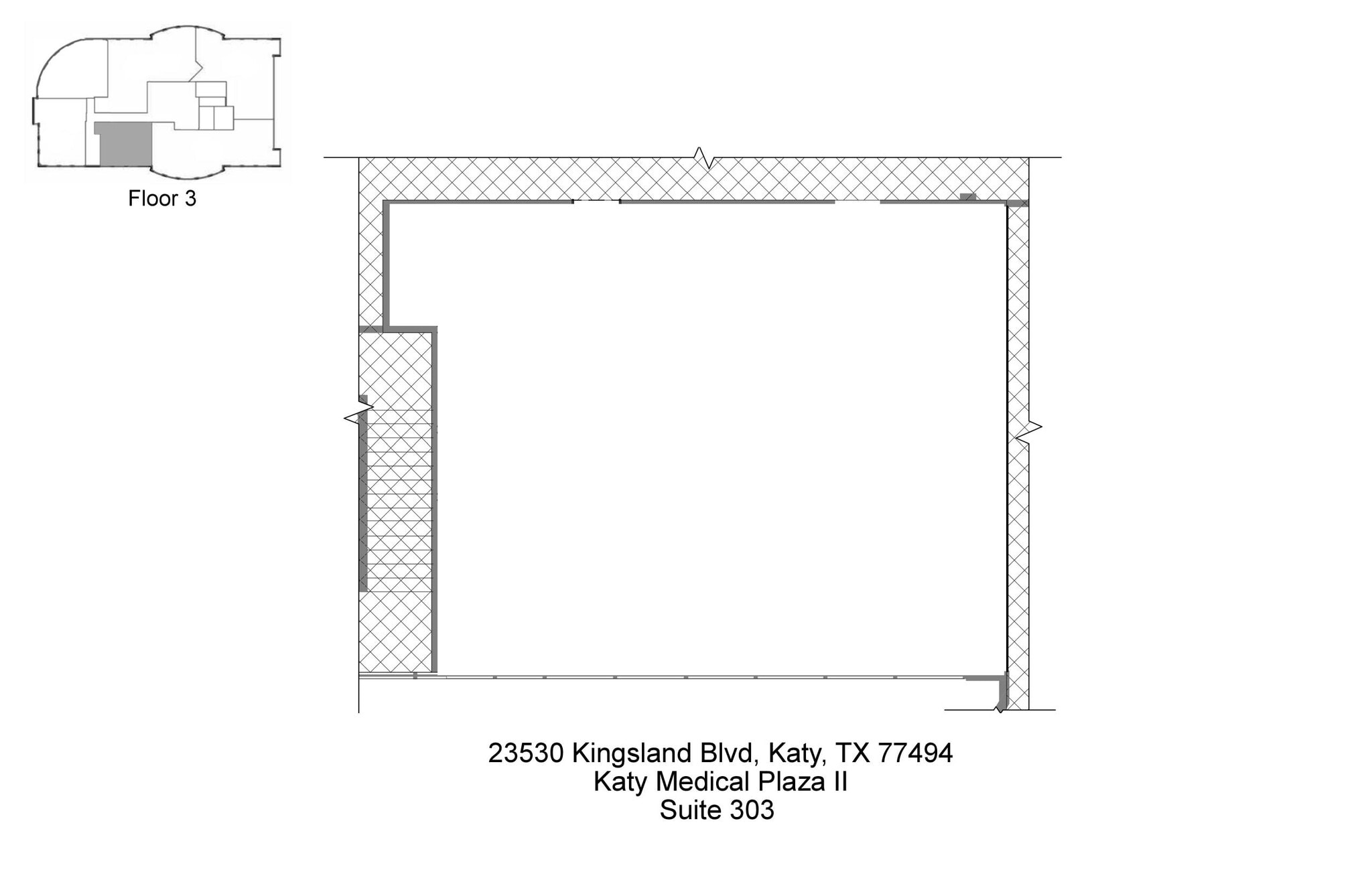 23530 Kingsland Blvd, Katy, TX à louer Plan d’étage– Image 1 sur 1