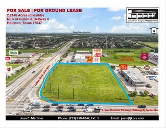 Plus de détails pour Cullen Blvd, Houston, TX - Terrain à louer