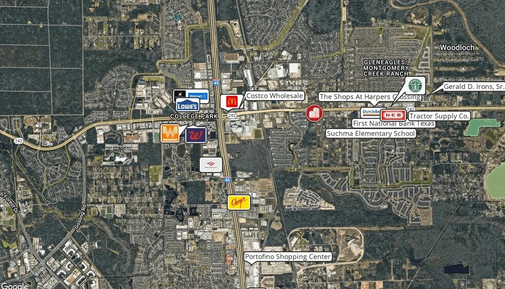 Highway 242, Conroe, TX à vendre - Aérien – Image 2 sur 11