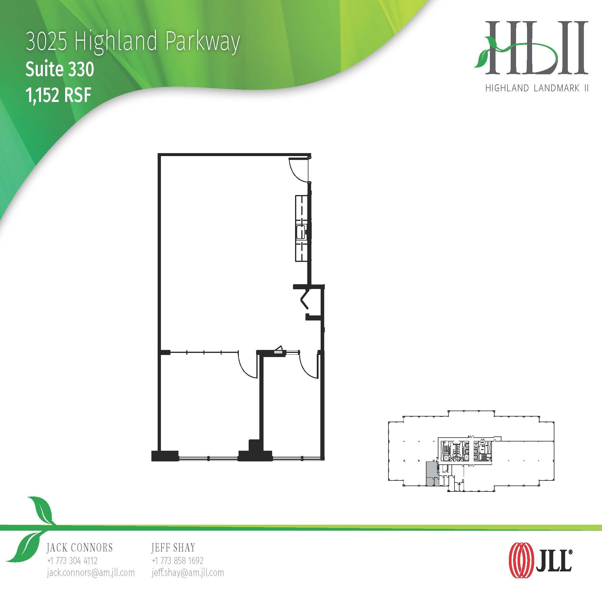 3025 Highland Pky, Downers Grove, IL à louer Plan d’étage– Image 1 sur 1