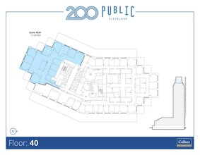 200 Public Sq, Cleveland, OH à louer Plan d’étage– Image 1 sur 1