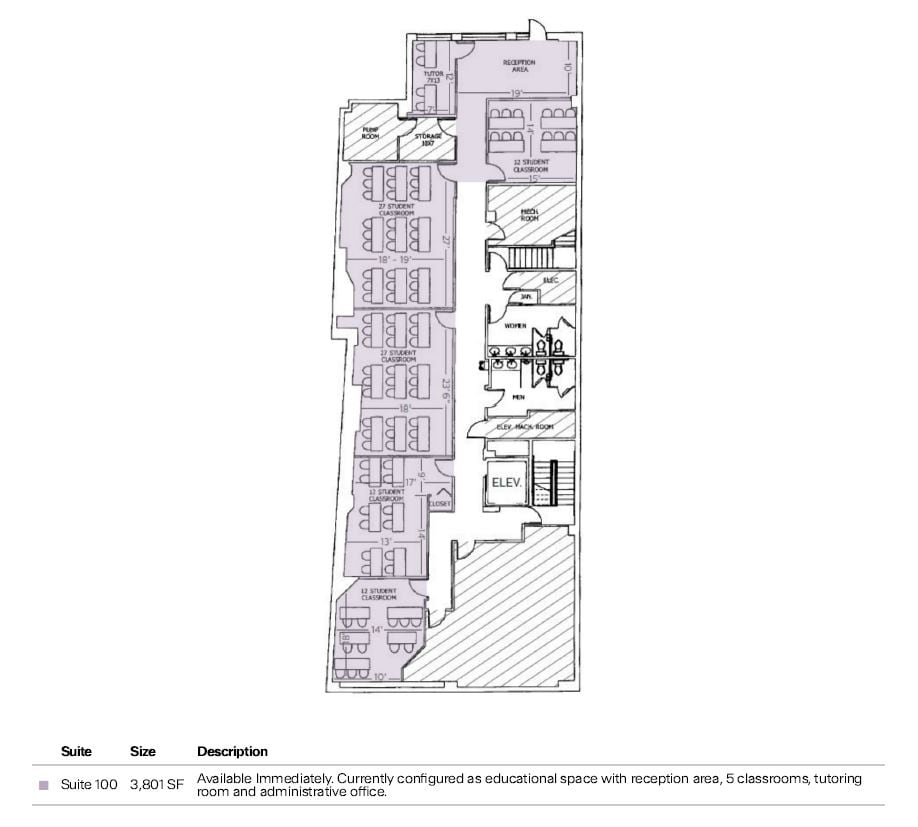 7514 Wisconsin Ave, Bethesda, MD à louer Plan d’étage– Image 1 sur 1
