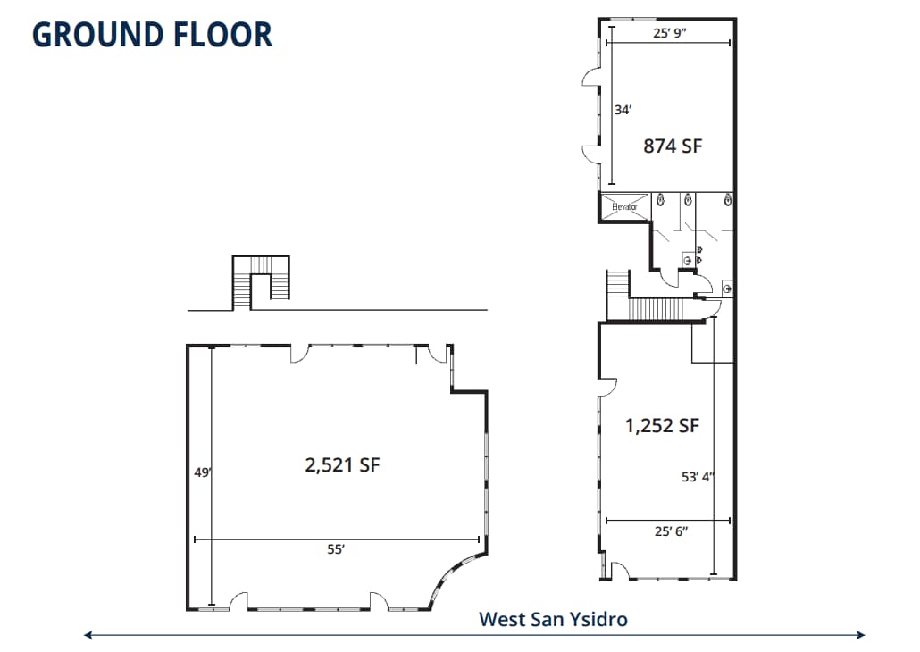 165 W San Ysidro Blvd, San Ysidro, CA à vendre Plan d’étage– Image 1 sur 1