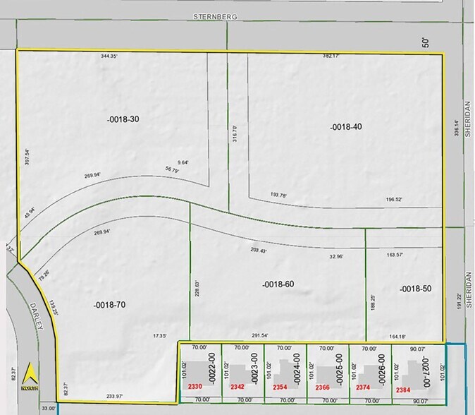 E Sternberg Rd, Muskegon, MI à vendre - Plan cadastral – Image 3 sur 4