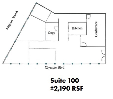 1901 Olympic Blvd, Walnut Creek, CA à louer Plan d’étage– Image 1 sur 1