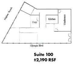 1901 Olympic Blvd, Walnut Creek, CA à louer Plan d’étage– Image 1 sur 1